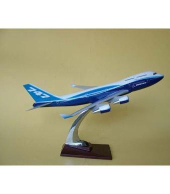 Diecast Metal Resin Plane Model - Boeing 747