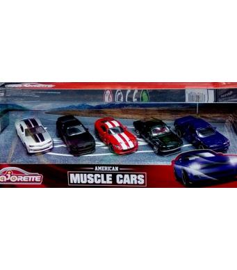 Majorette American Muscle Cars Set - 5 cars